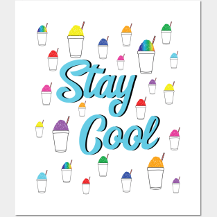 Stay Cool with Sweet Snowballs Rainbow Colour Colorful Travel New Orleans Nola Louisiana Spring Summer Posters and Art